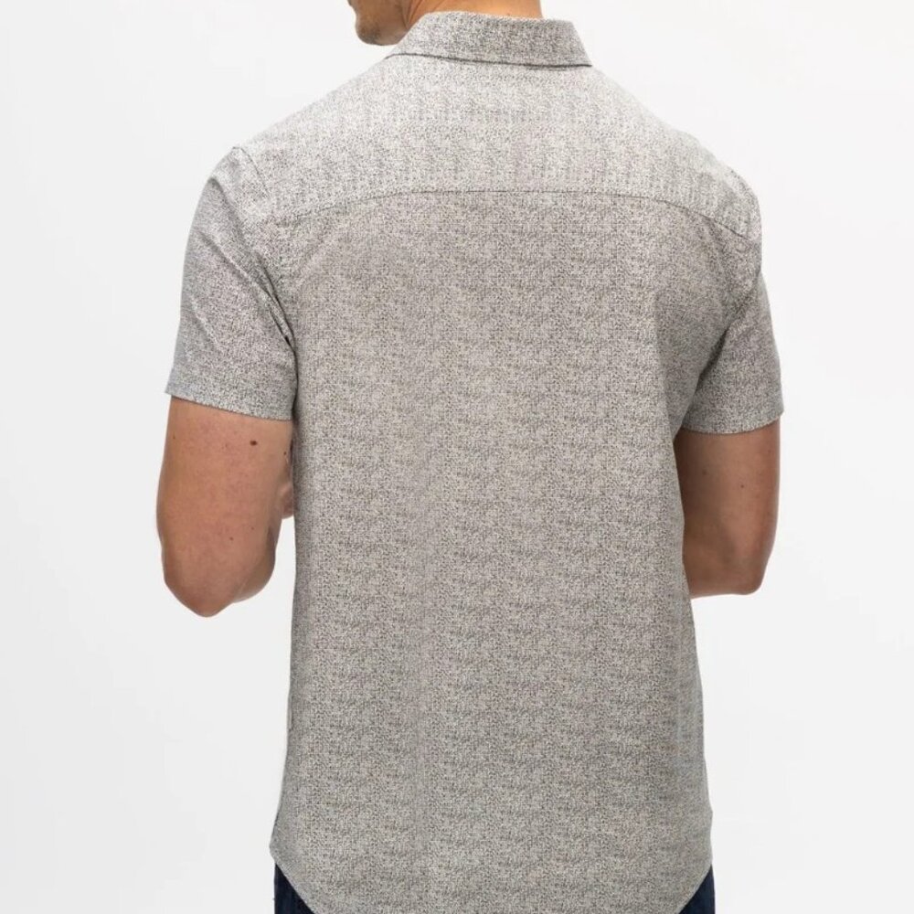 Julian & Mark White Abstract Printed Stretch Shor… - image 2